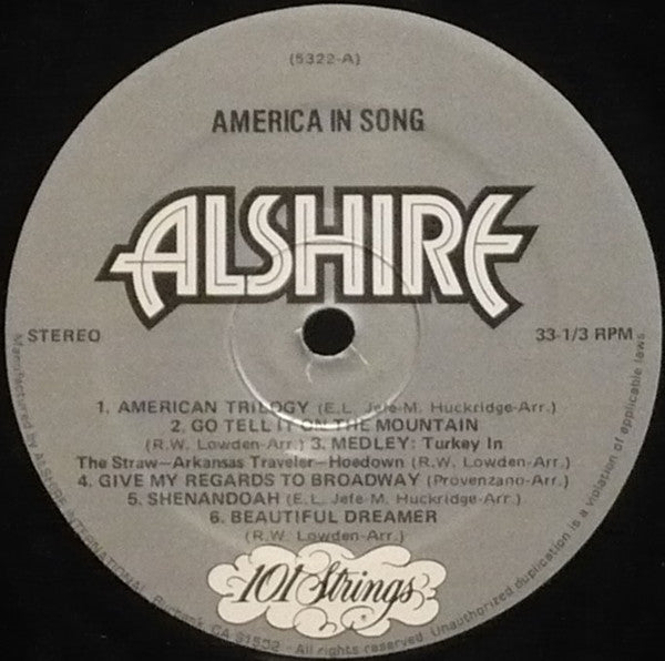 101 strings - America In Song | Near Mint (NM) Near Mint (NM)-