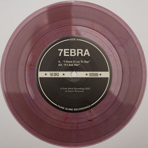 7ebra - I Have A Lot To Say | Mint (M) Mint (M)-