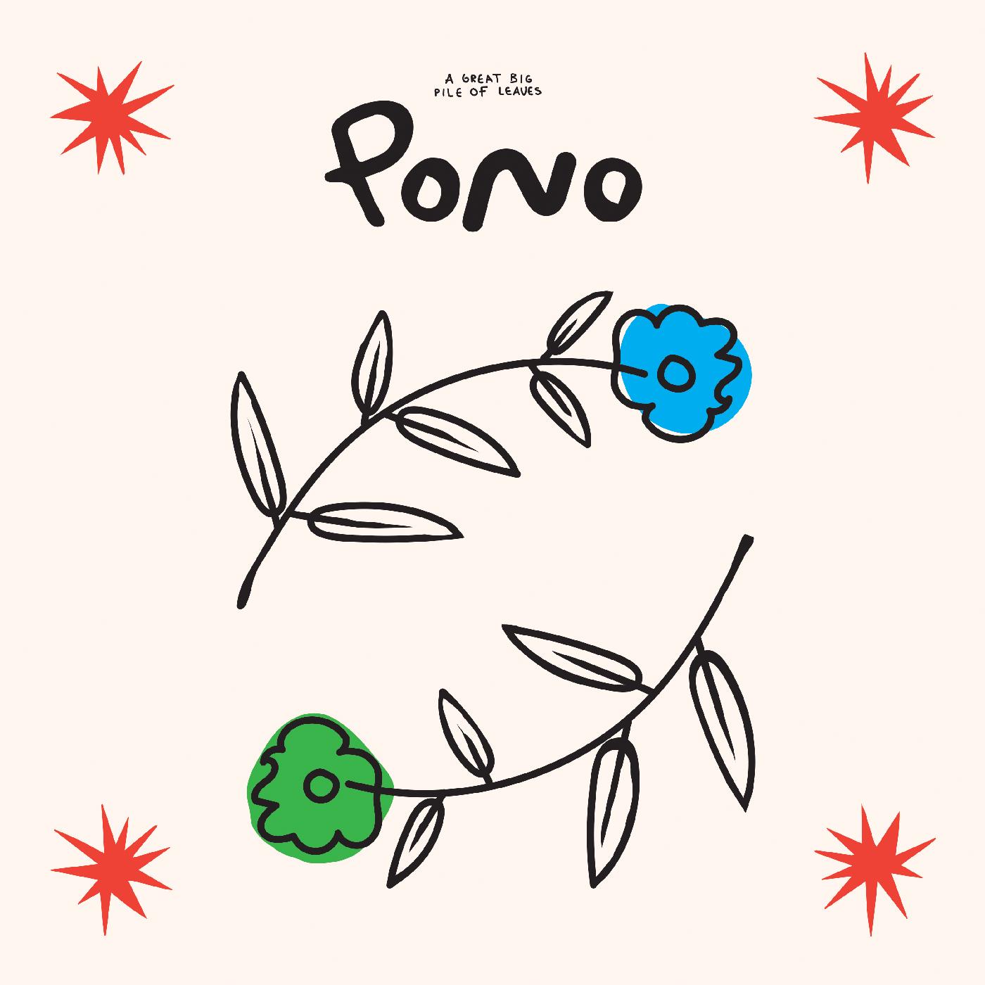 A Great Big Pile Of Leaves - Pono ("Floral Swirl" VINYL) | Mint (M) Mint (M)-