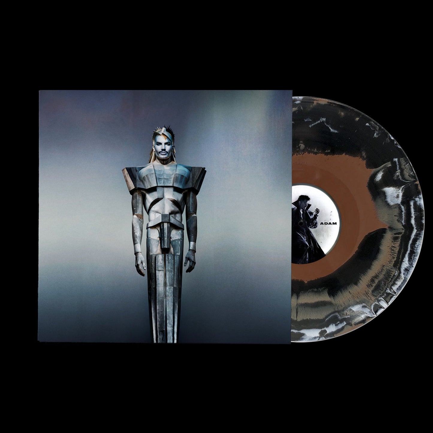 Adam Lambert - Adam (IEX LIMITED BLACK BROWN SILVER MARBLE VINYL LP) | Mint (M) Mint (M)-