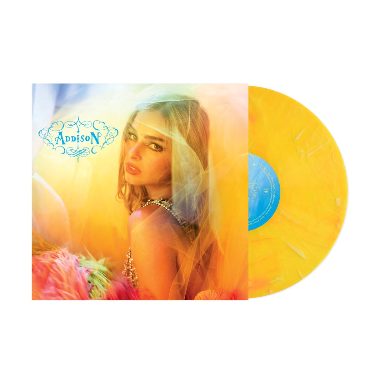 Addison Rae - Addison (Yellow Marble Vinyl) | Mint (M) Mint (M)-