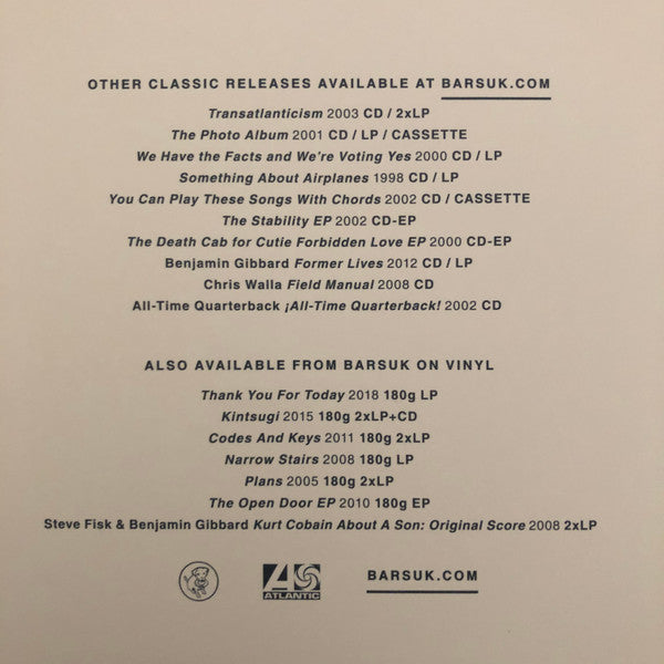 Death Cab For Cutie - The Blue EP (180g) | Mint (M) Mint (M)-