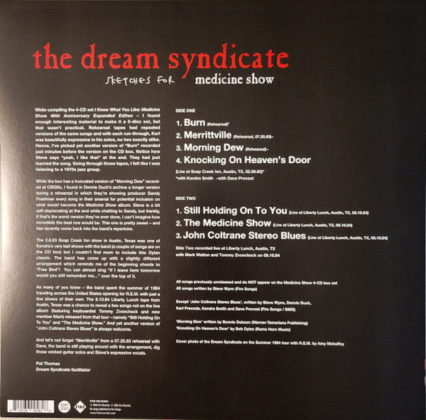 The Dream Syndicate - Sketches for Medicine Show (RSD 2026 RED VINYL) | Mint (M) Mint (M)-