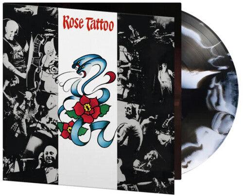 Rose Tattoo - Rose Tattoo (140G GATEFOLD WHITE BLACK SWIRL VINYL) | Mint (M) Mint (M)-