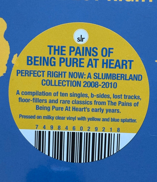 The Pains Of Being Pure At Heart - Perfect Right Now (COLOR VINYL) | Mint (M) Mint (M)-