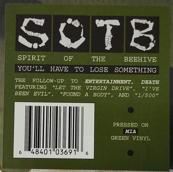 You'll Have To Lose Something (OPAQUE OLIVE GREEN VINYL) | Mint (M) Mint (M)-