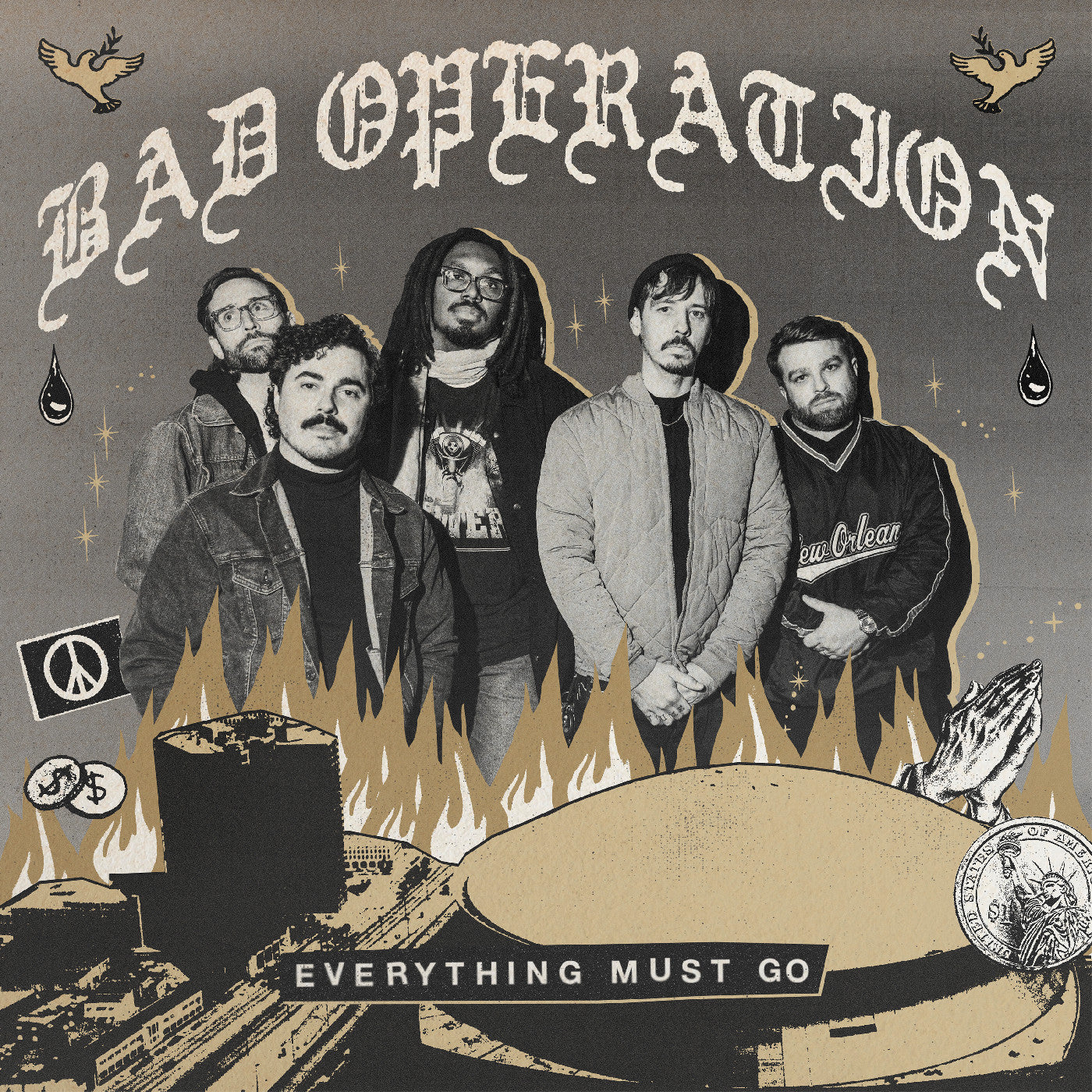 Bad Operation - EVERYTHING MUST GO (GOLD VINYL) | Mint (M) Mint (M)-