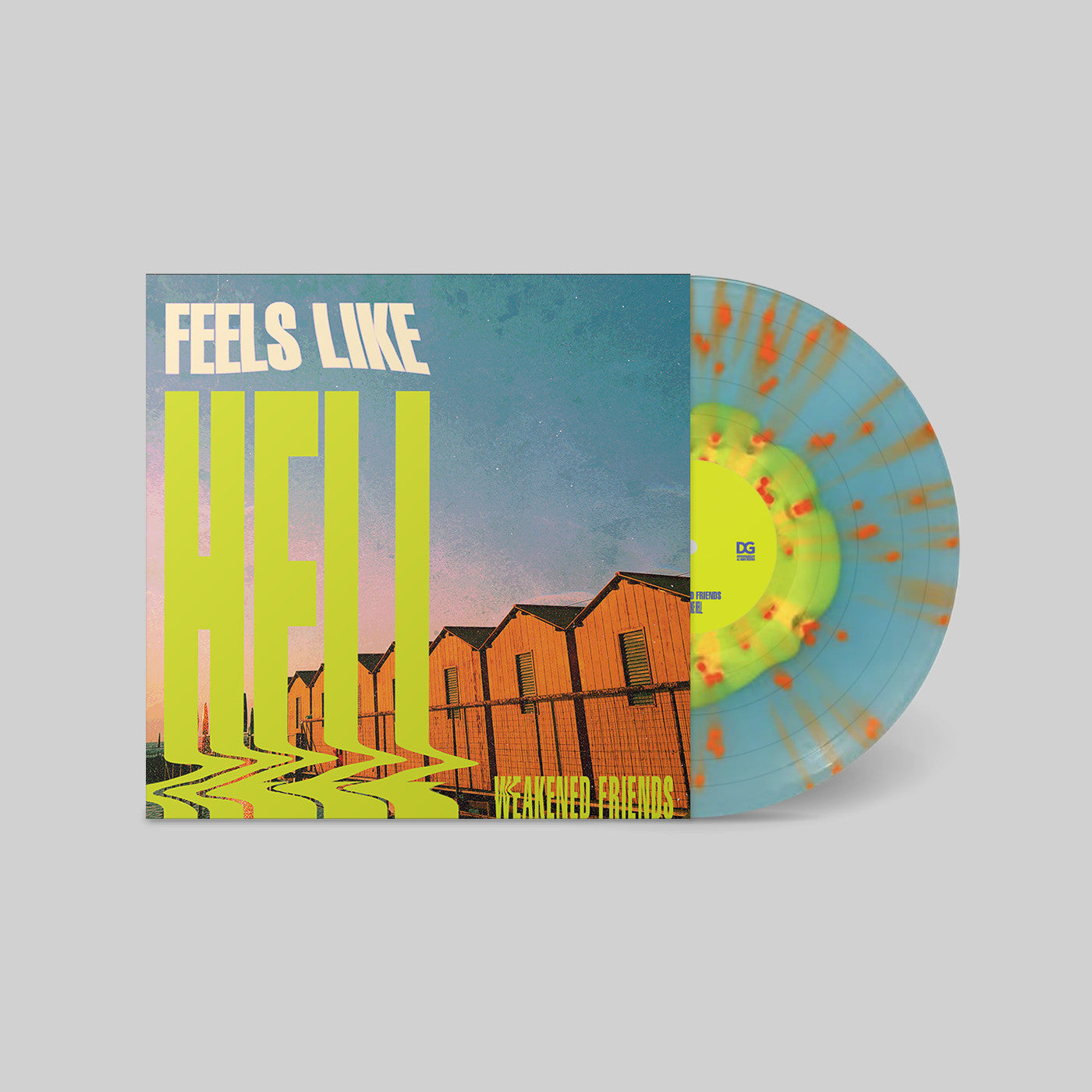 Weakened Friends - Feels Like Hell (NUCLEAR SPLATTER VINYL) | Mint (M) Mint (M)-