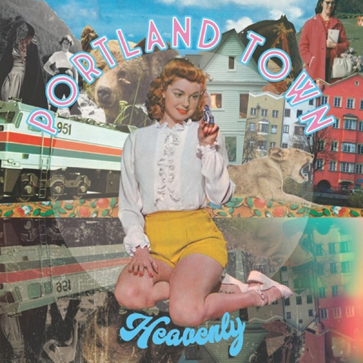 Heavenly - Portland Town (INDIE EXCLUSIVE, YELLOW VINYL 7") | Mint (M) Mint (M)-