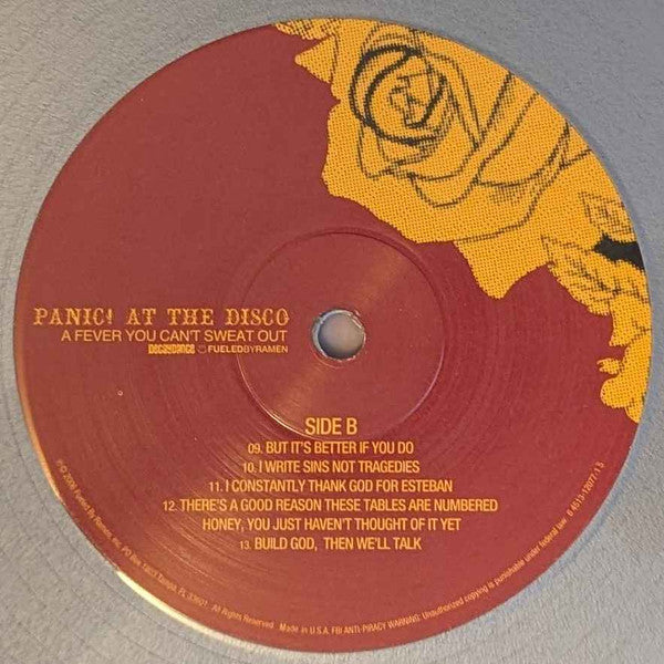 Panic! At The Disco - A Fever You Can't Sweat Out (SILVER VINYL) | Mint (M) Mint (M)-