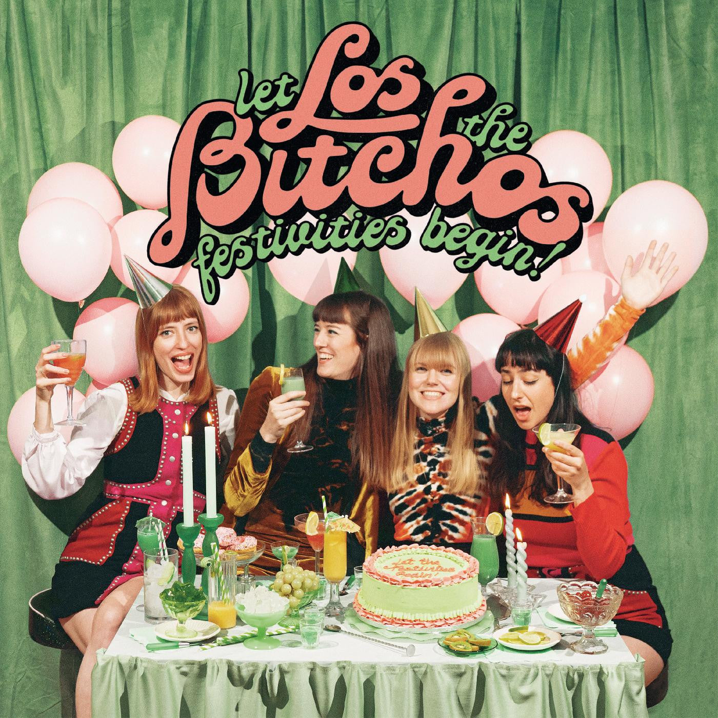Los Bitchos - Let The Festivities Begin! (Los Chrismos Edition) (INDIE EXCLUSIVE, RED VINYL) |-