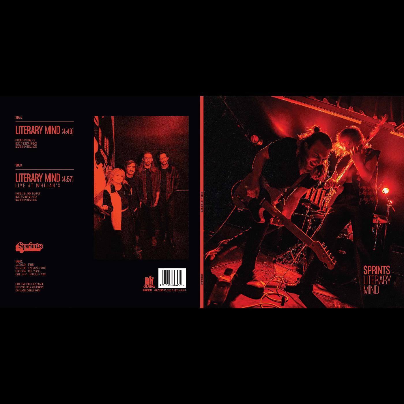 SPRINTS - Literary Mind 7" (INDIE EXCLUSIVE) |-