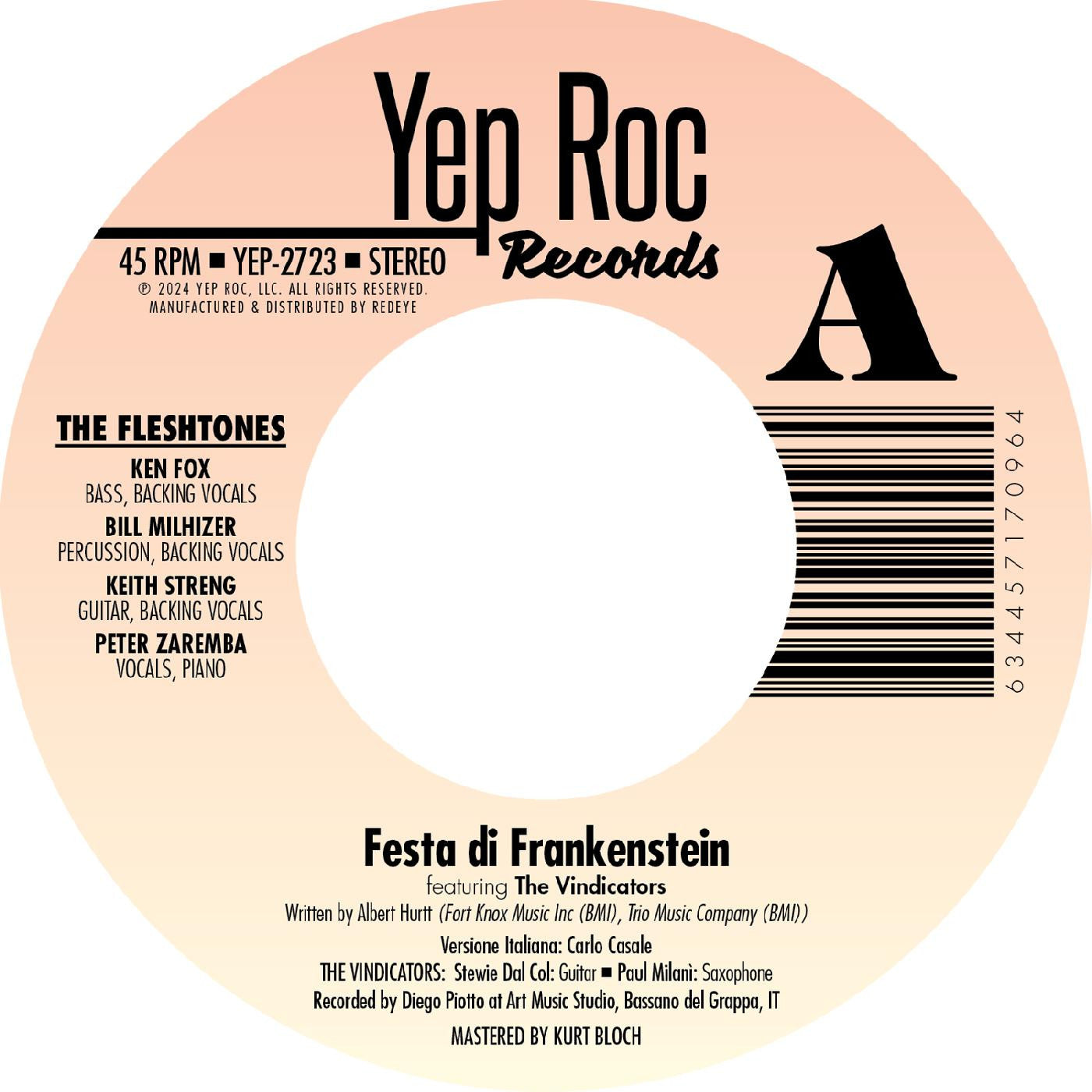 Fleshtones, The - Festa di Frankenstein / The Dedication Song |-