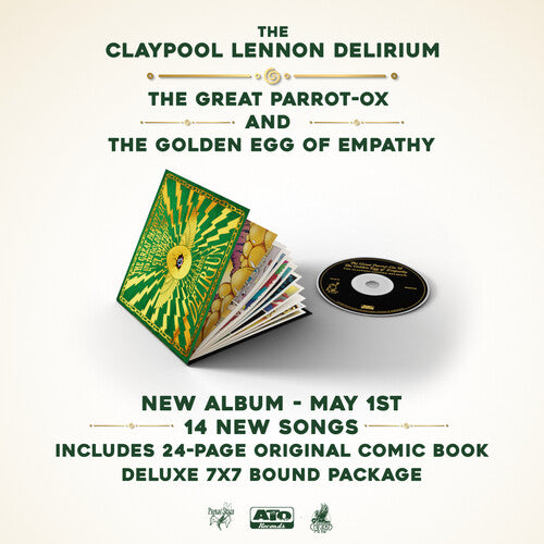 The Claypool Lennon Delirium - The Great Parrot-Ox And The Golden Egg Of Empathy (COMIC BOOK + CD) | Mint (M) Mint (M)-