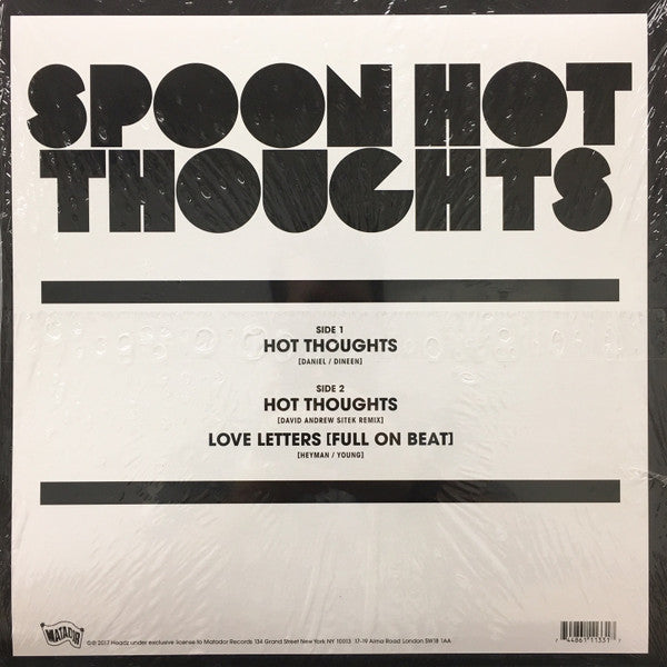 Spoon - Hot Thoughts Record Store Day 12'' (12" VINYL) |-