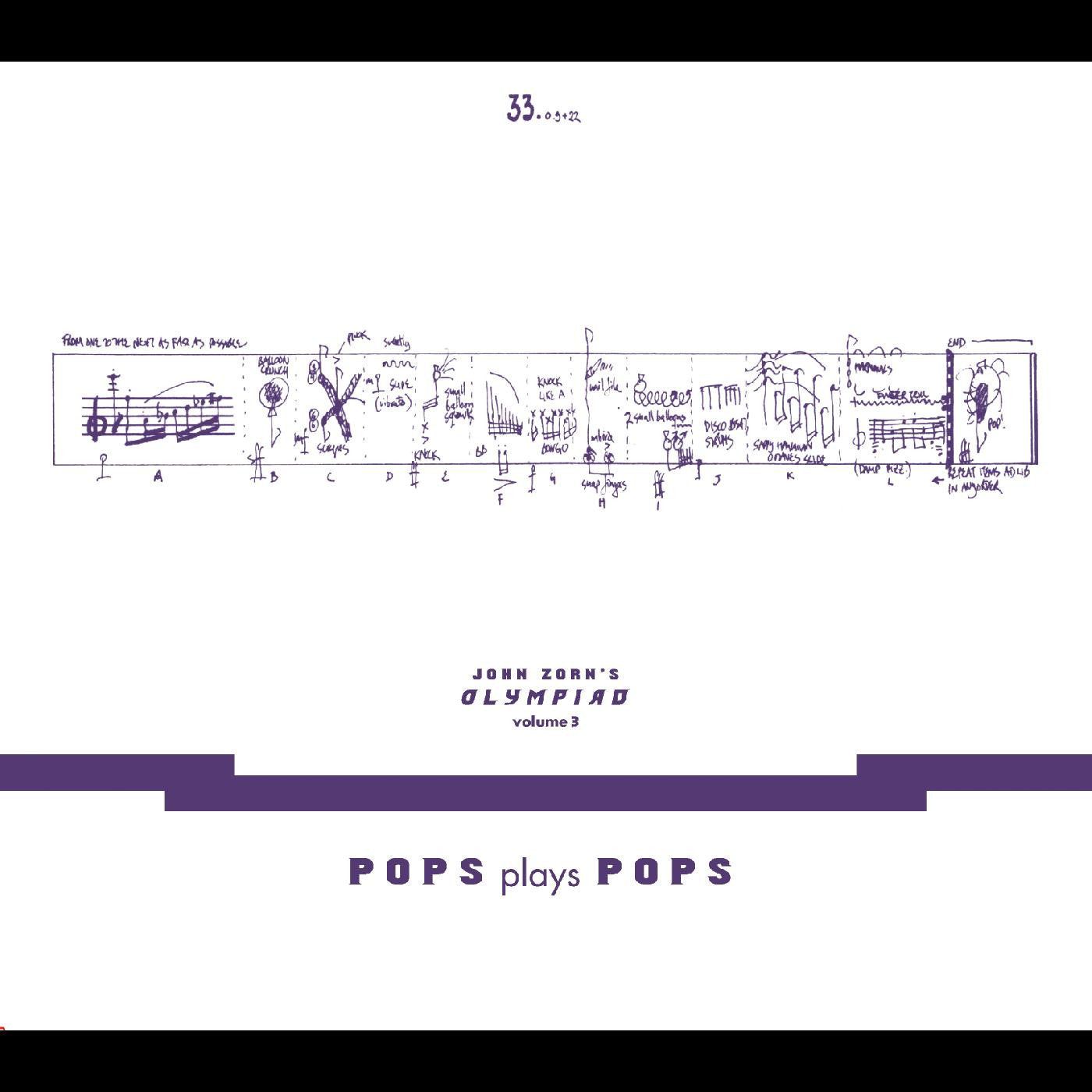 Zorn, John - John Zorn’s Olympiad Vol. 3 - Pops Plays Pops - Eugene Chadbourne Plays The Book Of Heads (CD) |-