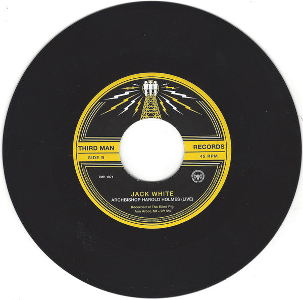 Jack White (2) - Archbishop Harold Holmes (7" VINYL) | Mint (M) Mint (M)-