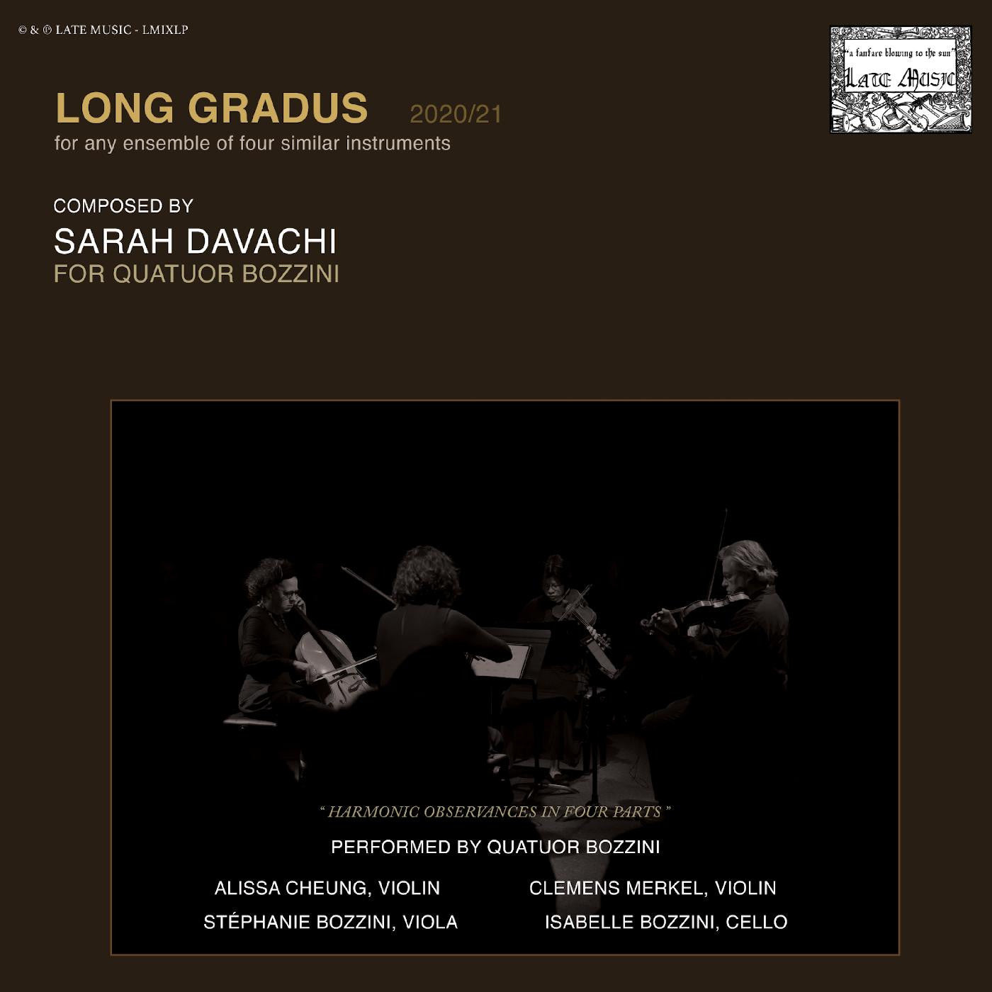 Davachi, Sarah - Long Gradus |-