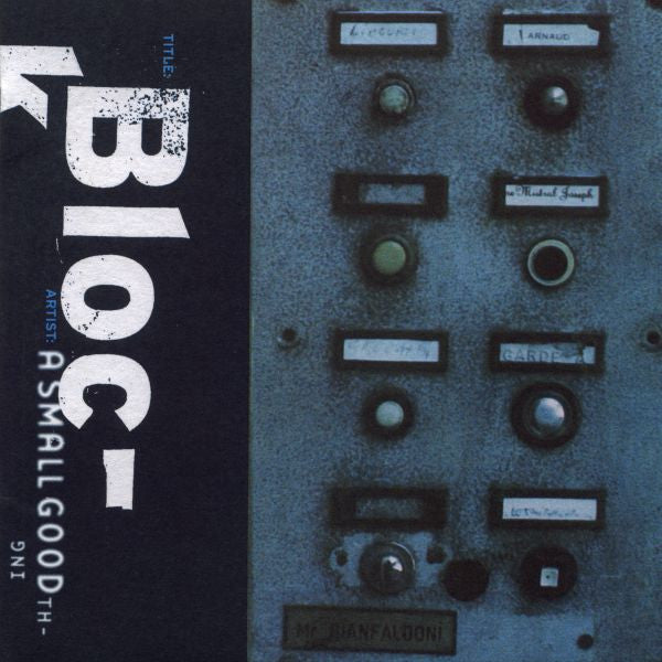 Small Good Thing, A - Block (CD) |-