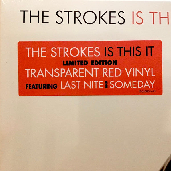 The Strokes - Is This It (TRANSPARENT RED VINYL) | Mint (M) Mint (M)-