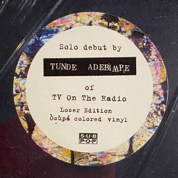 Tunde Adebimpe - Thee Black Boltz (COLOR VINYL LP) | Mint (M) Mint (M)-