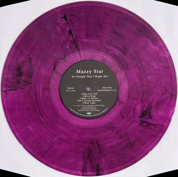Mazzy Star - So Tonight That I Might See (Purple & Black Smoke) | Mint (M) Mint (M)-
