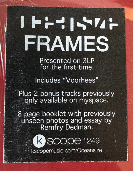 Oceansize - Frames (3xVINYL) | Mint (M) Mint (M)-