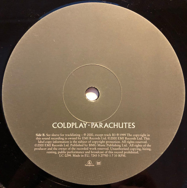 Coldplay - Parachutes (VINYL) | Near Mint (NM) Near Mint (NM)-