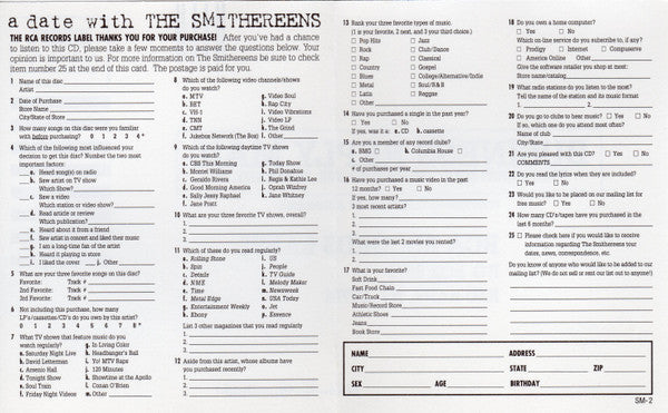 The Smithereens - A Date With The Smithereens (CD) | Near Mint (NM) Near Mint (NM)-
