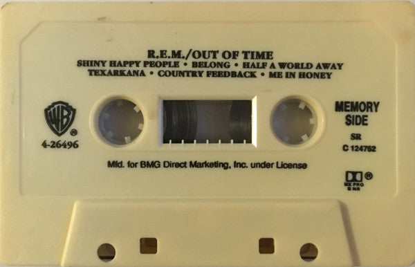 R.E.M. - Out Of Time *CASSETTE* | Near Mint (NM) Near Mint (NM)-