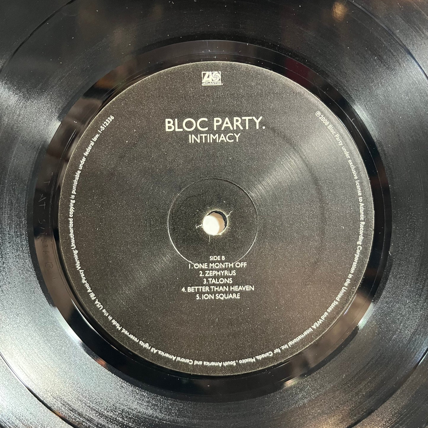 Bloc Party - Intimacy (VINYL) | Excellent (EX)-
