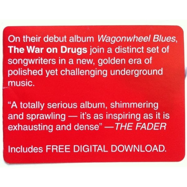 The War On Drugs - Wagonwheel Blues | Mint (M) Mint (M)-