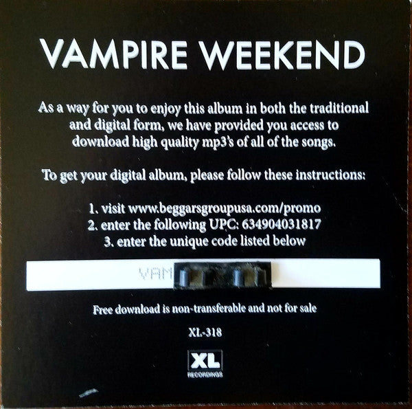 Vampire Weekend - Vampire Weekend | Mint (M) Mint (M)-