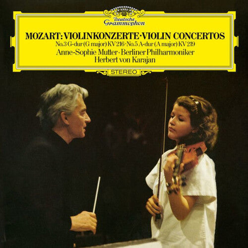 Anne-Sophie Mutter/Berliner Philharmoniker/Herbert - Mozart: Violin Concertos Nos. 3 & 5 (VINYL LP DEUTSCHE GRAMMOPHON 2016) | NEW-
