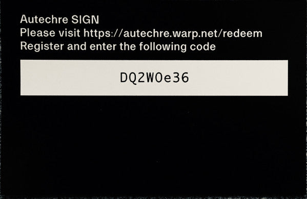 Autechre - SIGN | Mint (M) Mint (M)-