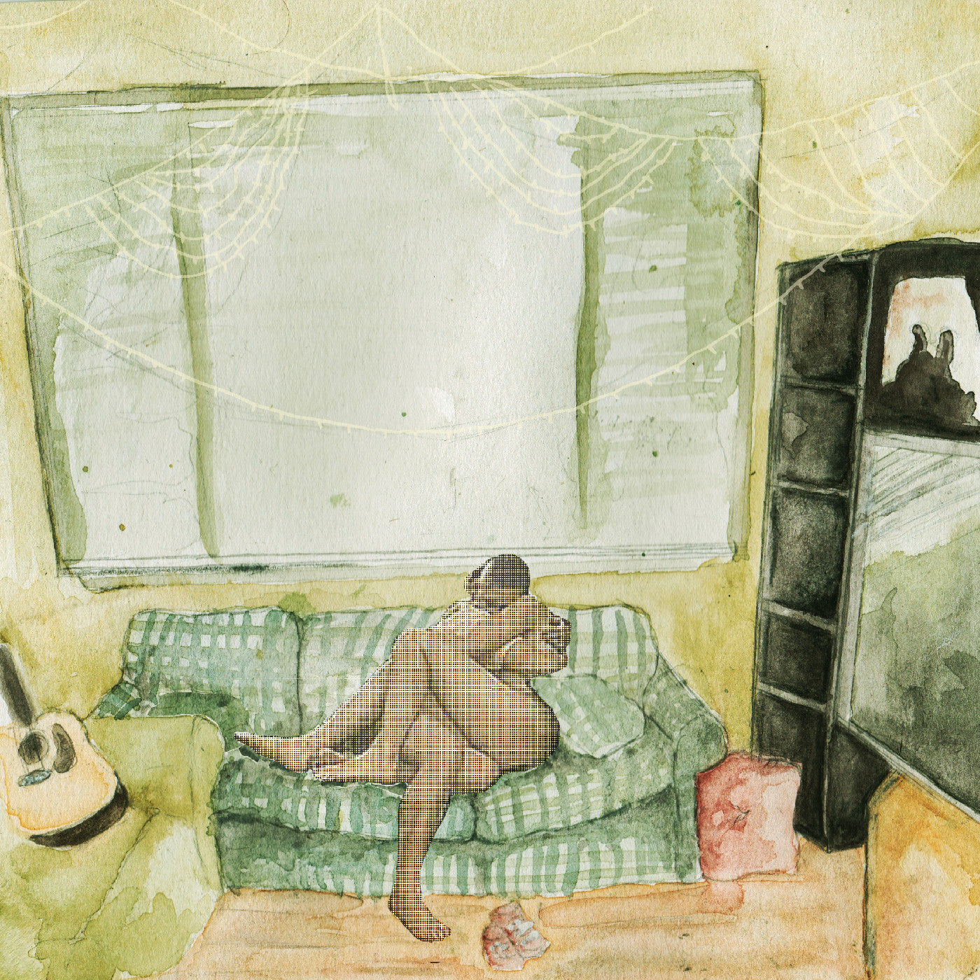 Awakebutstillinbed - What People Call Low Self-Esteem Is Really Just Seeing Yourself The Way That Other People See You (Forest Green & Sea Glass Split VINYL) | Mint (M) Mint (M)-