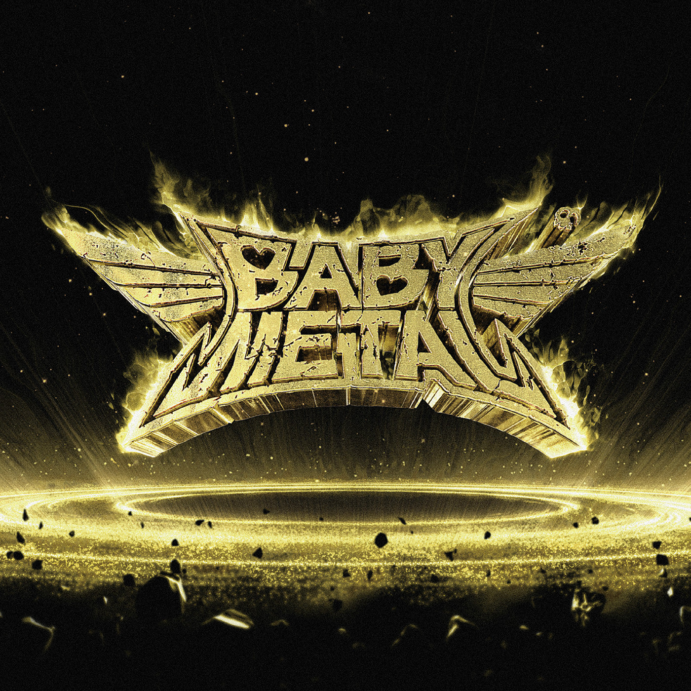Babymetal - Metal Resistance (Gold & Black Splatter Vinyl 2xLP) | Mint (M) Mint (M)-