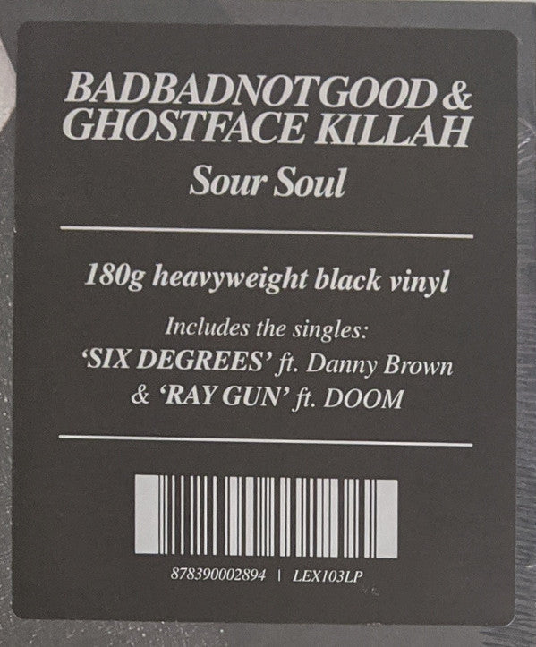 BadBadNotGood & Ghostface Killah - Sour Soul | Mint (M) Mint (M)-
