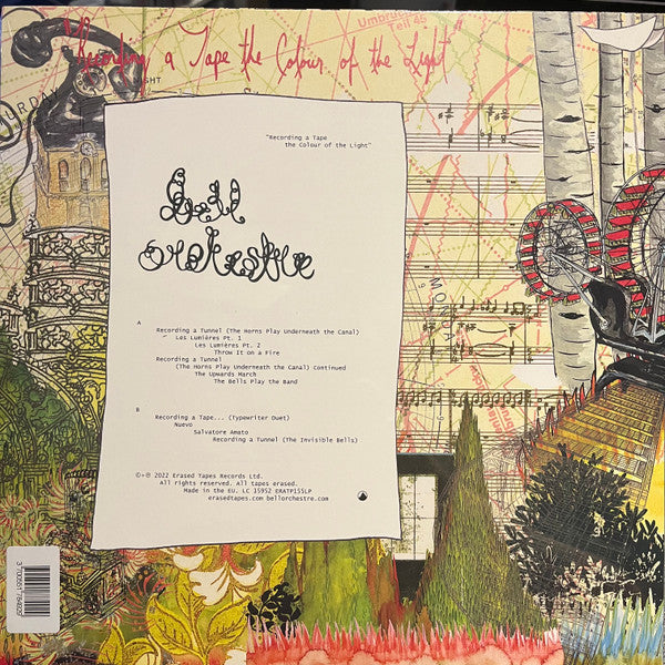 Bell Orchestre - Recording A Tape The Colour Of The Light (CLEAR VINYL) | Mint (M) Mint (M)-