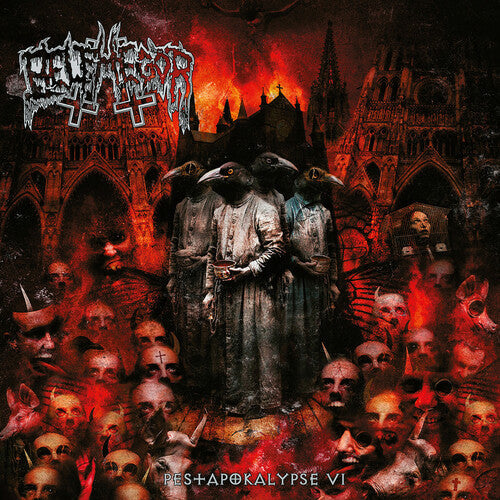 Belphegor - Pestapocalypse VI (RED TRANSPARENT W/ BLACK & WHITE SPLATTER VINYL) | Mint (M) Mint (M)-