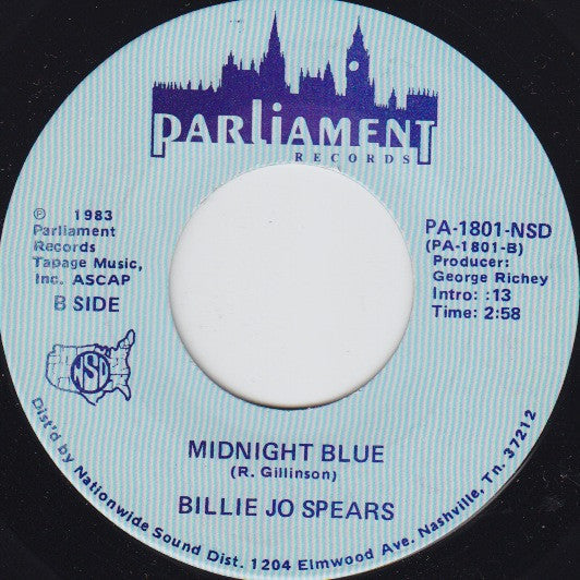 Billie Jo Spears - Midnight Love / Midnight Blue | Very Good Plus (VG+) Near Mint (NM)-