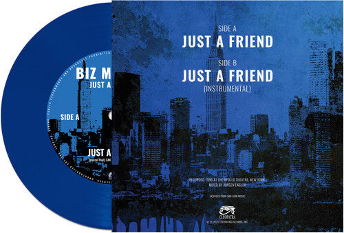 Biz Markie - Just A Friend (Colored Vinyl, Blue, Remixed, Remastered) (7" Single) | Mint (M) Mint (M)-