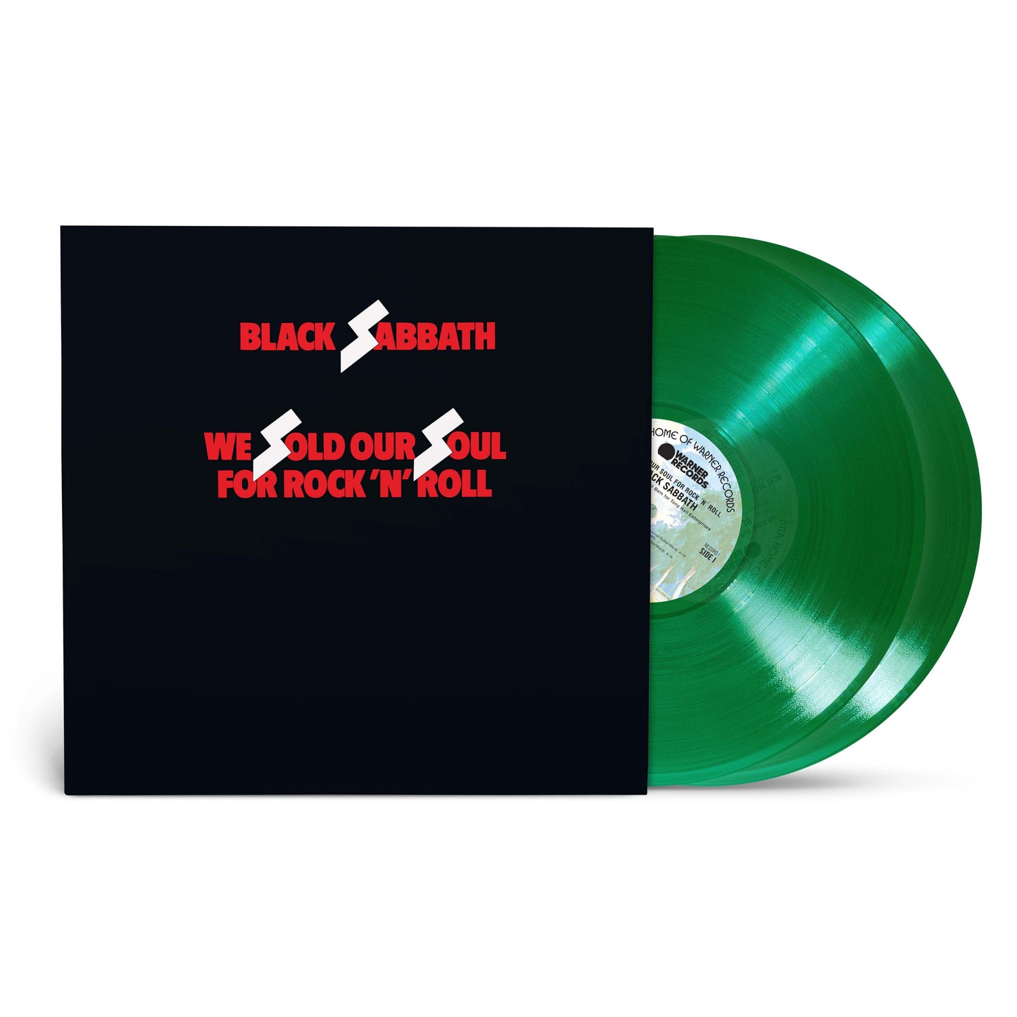 Black Sabbath - We Sold Our Souls To Rock 'N' Roll (2xTRANSLUCENT GREEN VINYL) | Mint (M) Mint (M)-