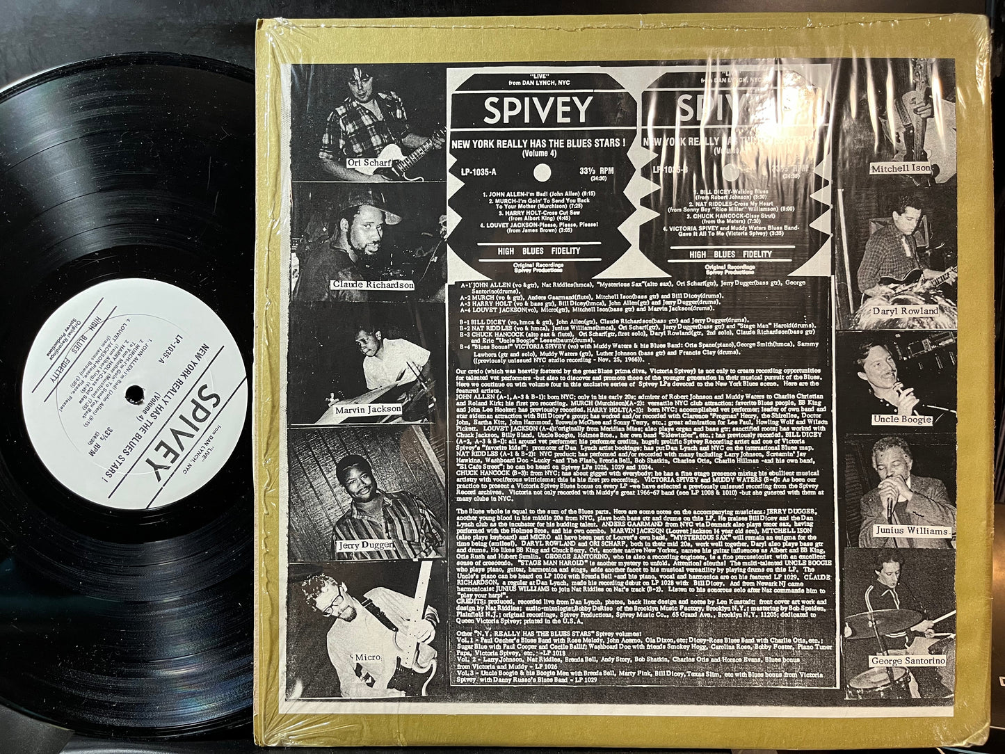 Various - New York Really Has The Blues Stars (Volume Four) (VINYL LP) | Near Mint- (NM-) Near Mint (NM)-
