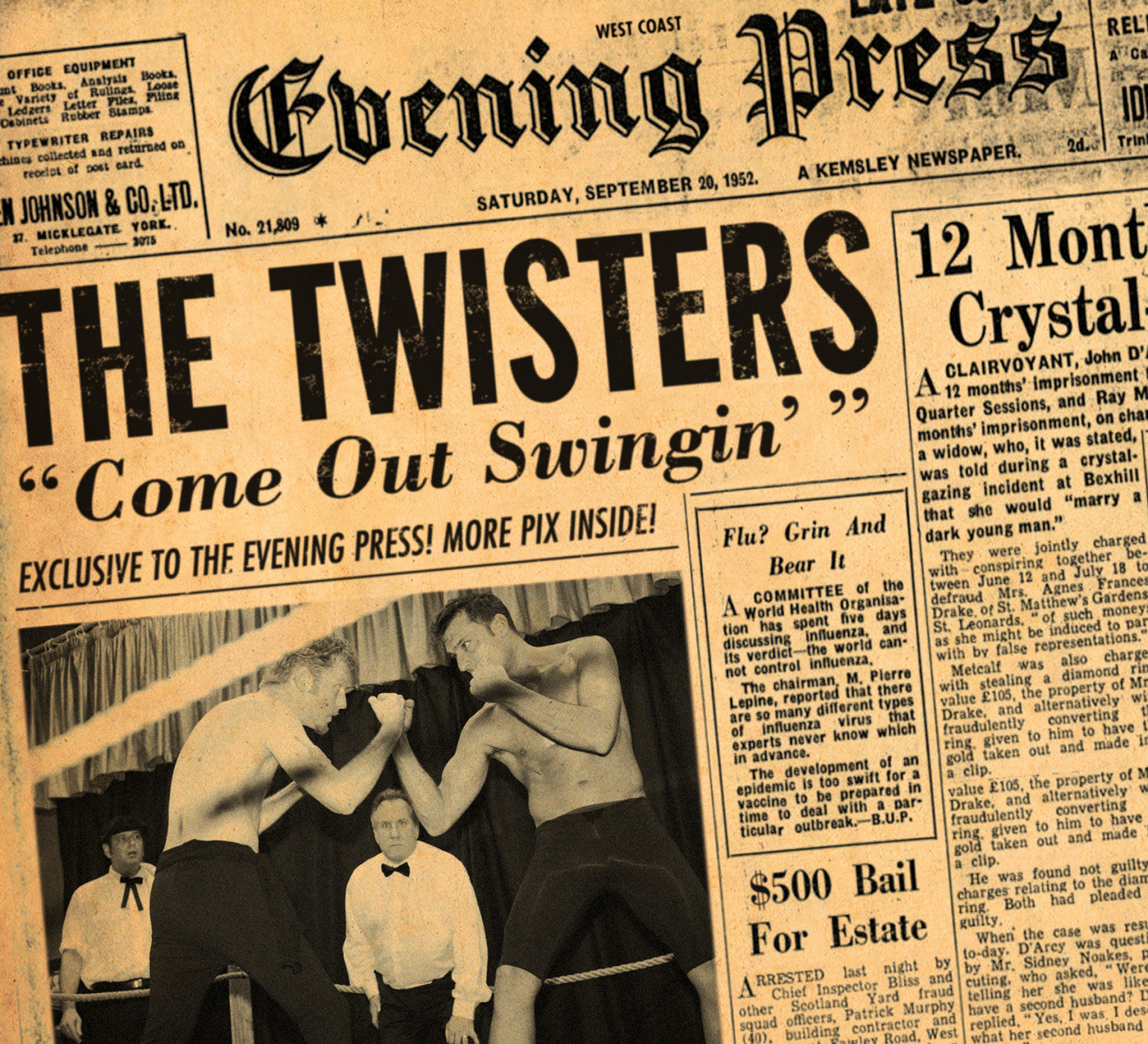 Twisters, The - Come Out Swingin': The Masters of Hot Jump Swing Blues! (CD) |-