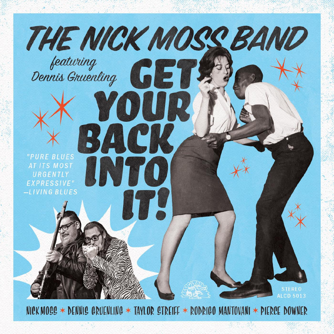 Nick Moss Band / Dennis Gruenling - Get Your Back Into It (TRANSLUCENT RED VINYL) |-