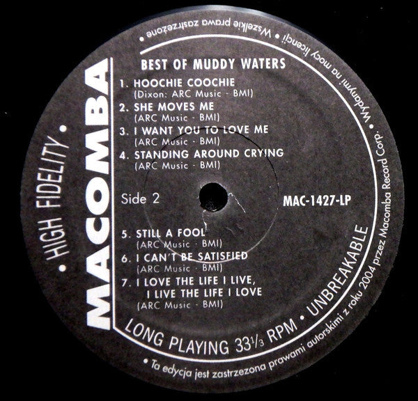 Muddy Waters - The Best Of Muddy Waters (VINYL) | Mint (M) Mint (M)-