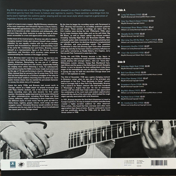 Big Bill Broonzy - The Rough Guide To Big Bill Broonzy: The Early Years | Mint (M) Mint (M)-