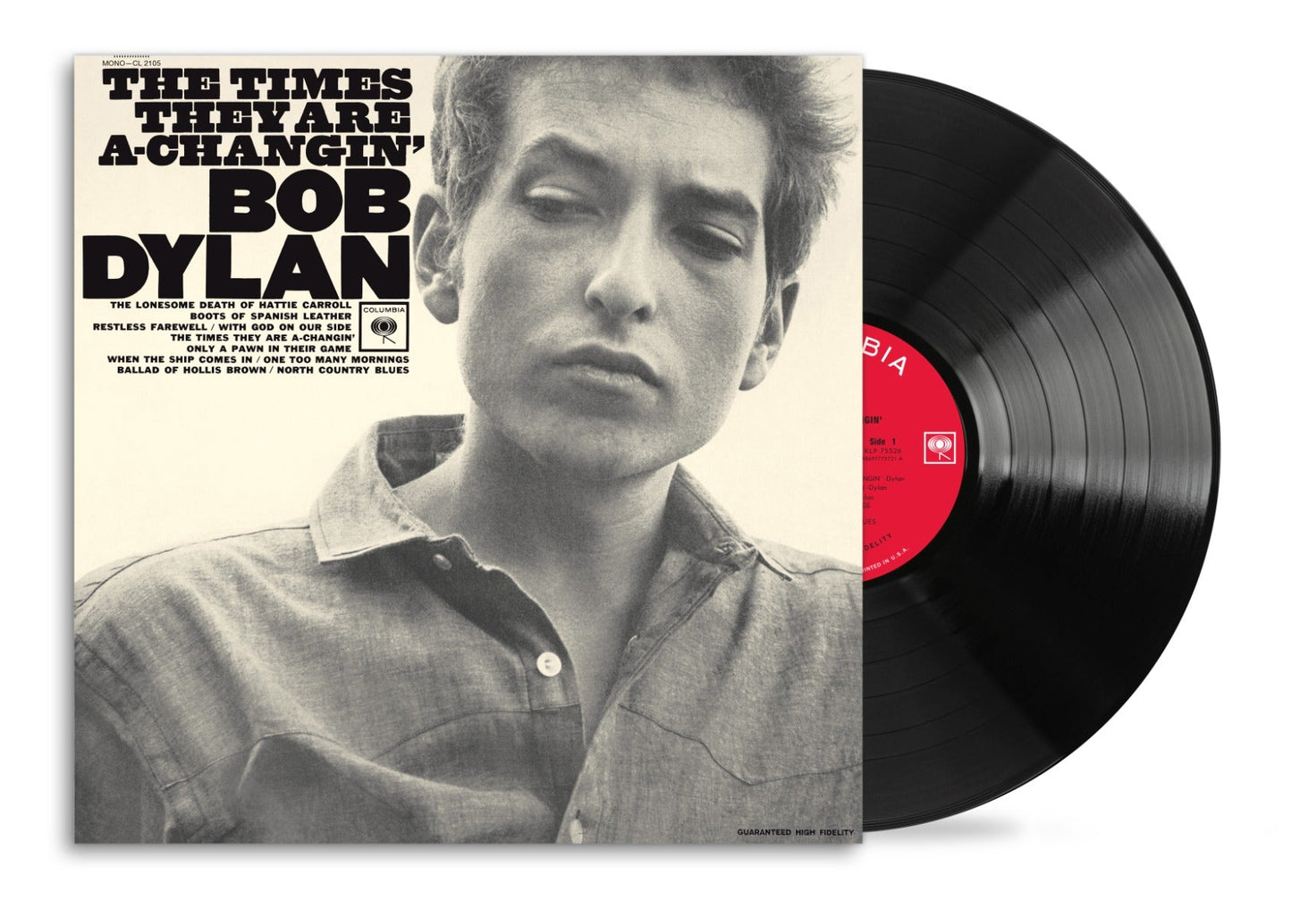 Bob Dylan - The Times They Are A-Changin' (Mono)(VINYL) | Mint (M) Mint (M)-