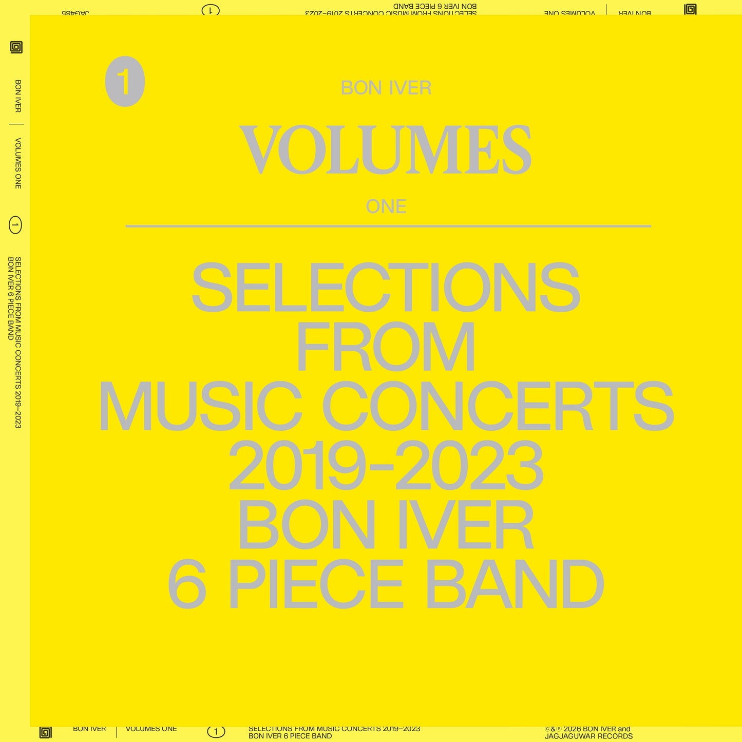 Bon Iver - Volumes: One Selections From Music Concerts 2019-2023 6 Piece Band (VINYL) | Mint (M) Mint (M)-